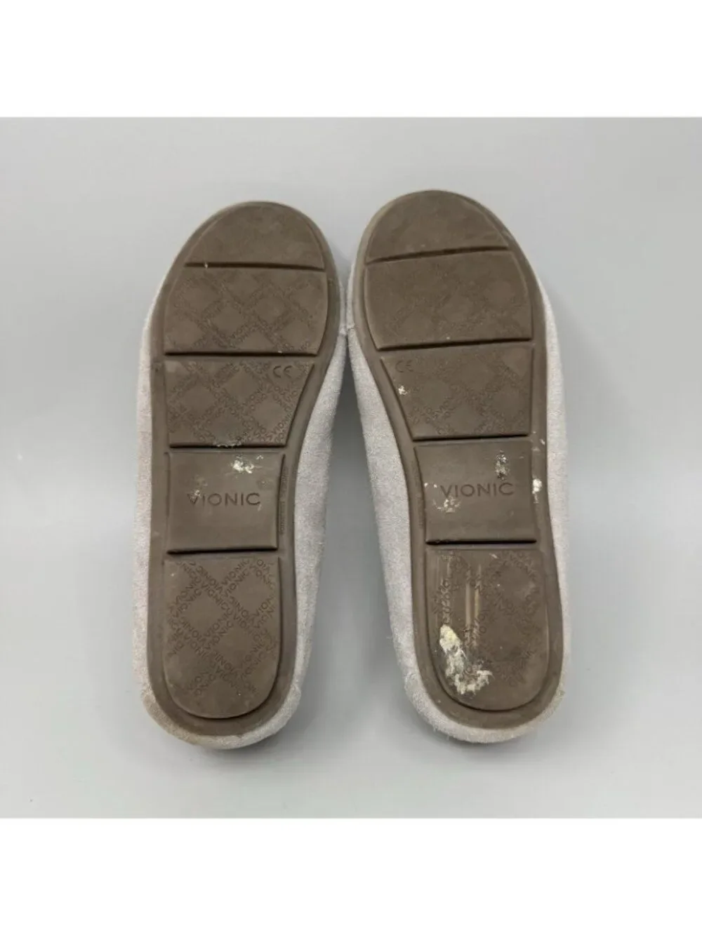 Vionic Women’s Debbie Gray Suede Moccasin Loafer Flats Shoe 8.5